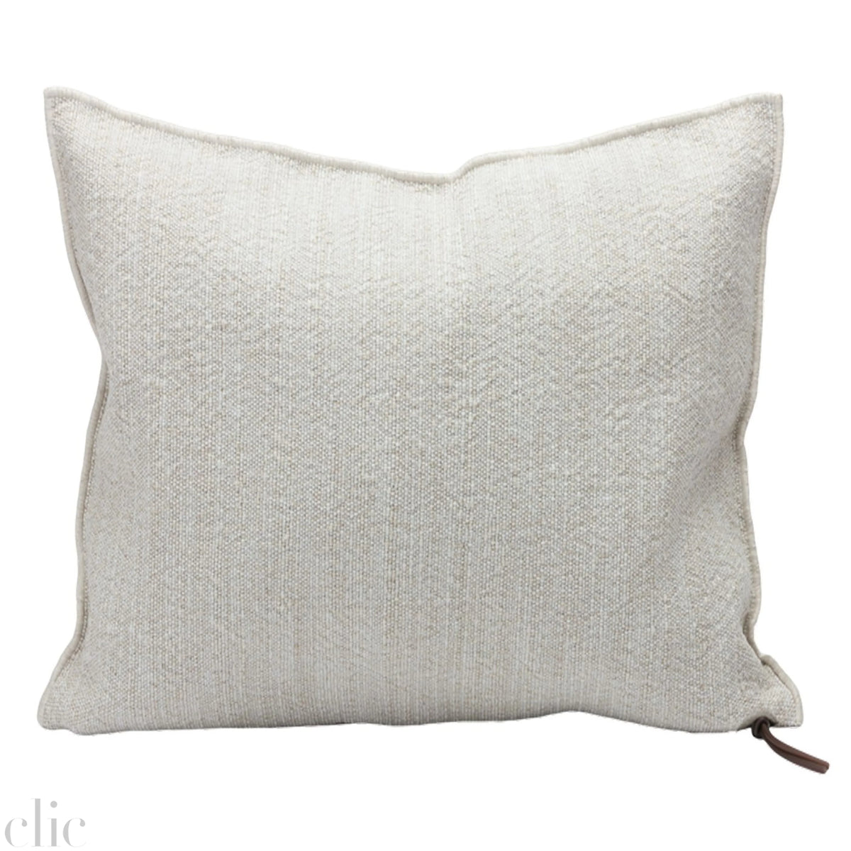 Canvas Outdoor Puglia Pillow 26x26 in Off White, from Maison de Vacances