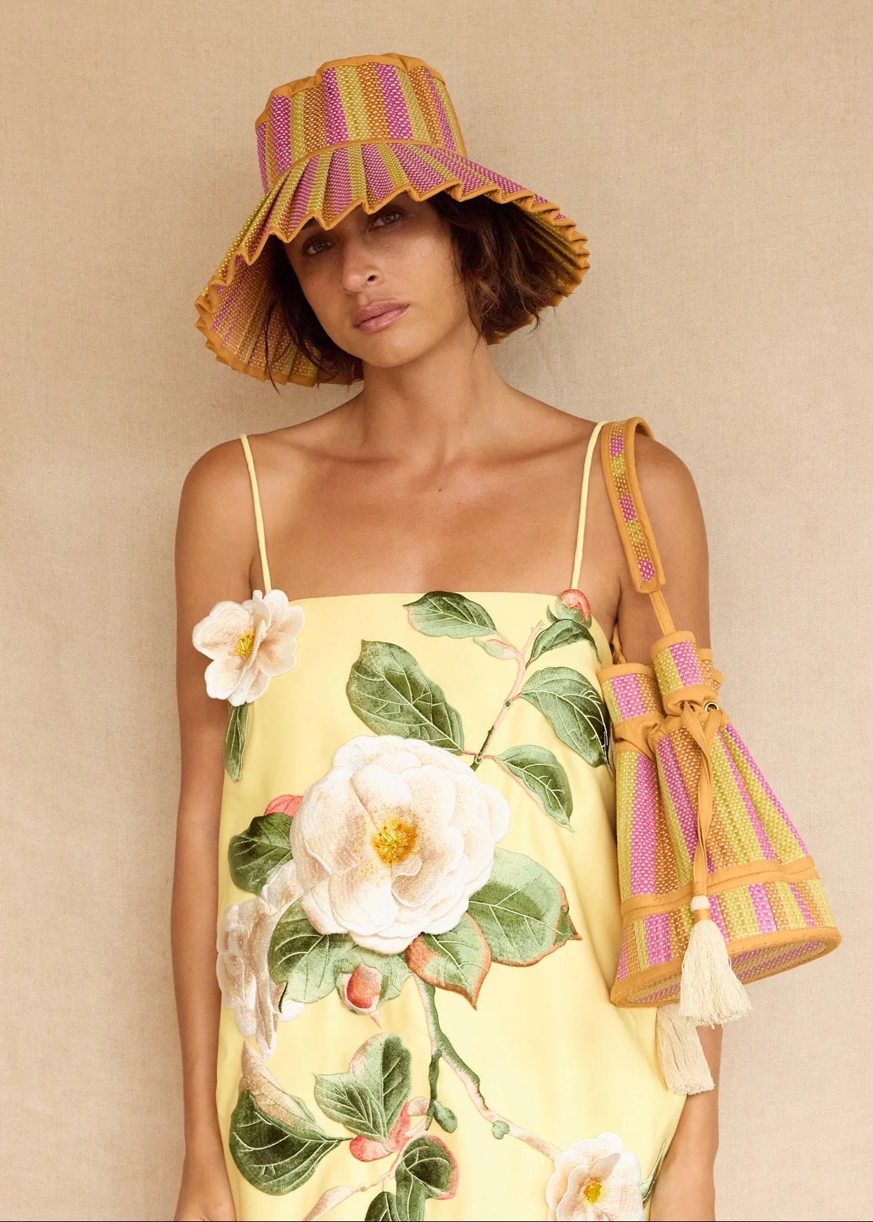 Luxe Capri Hat in Bird of Paradise, from Lorna Murray