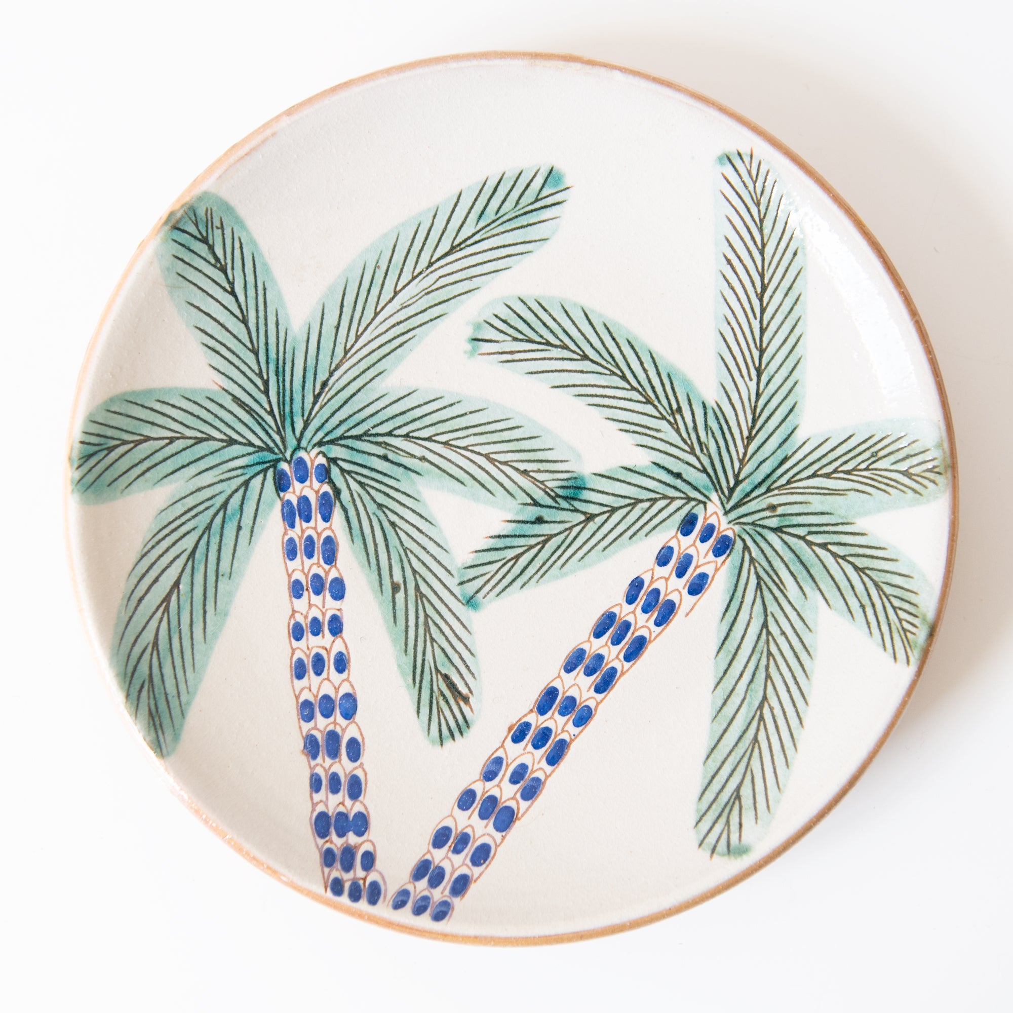 Palm Ceramic Plate, from Kiliim