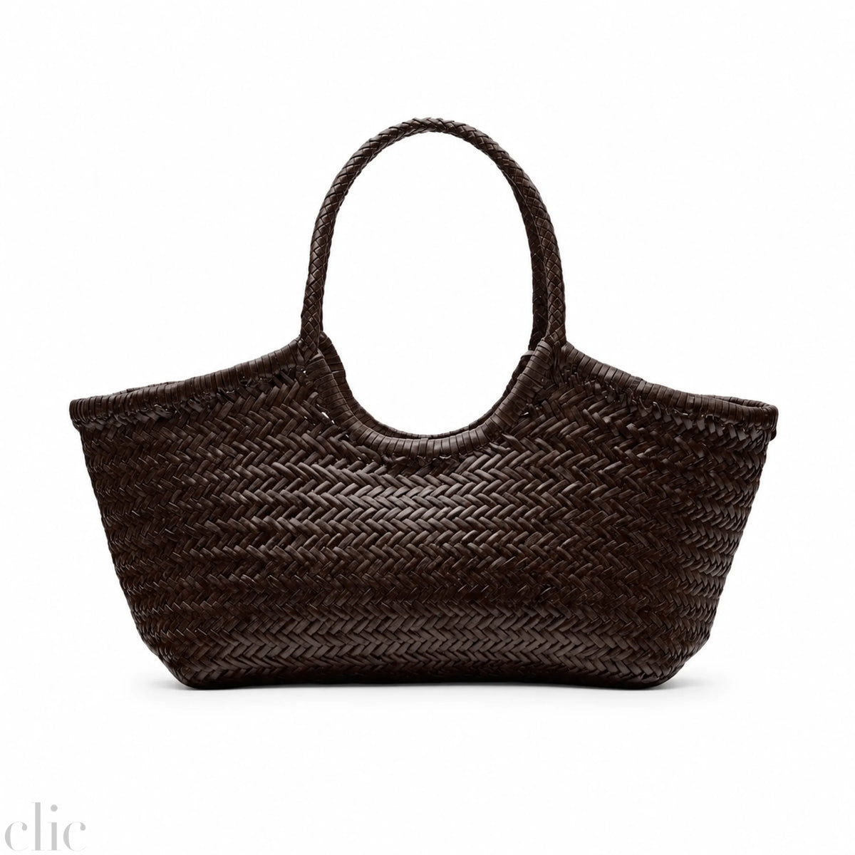 Nantucket Big Basket Bag in Dark Brown, from Dragon Diffusion
