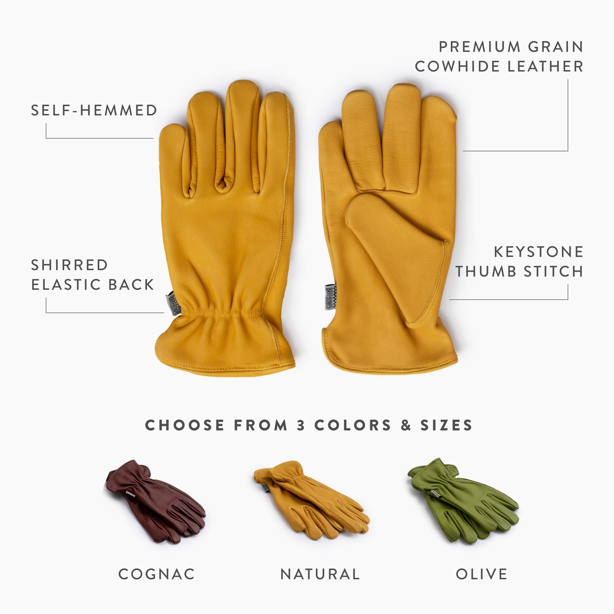 Classic Work Gloves from Barebones