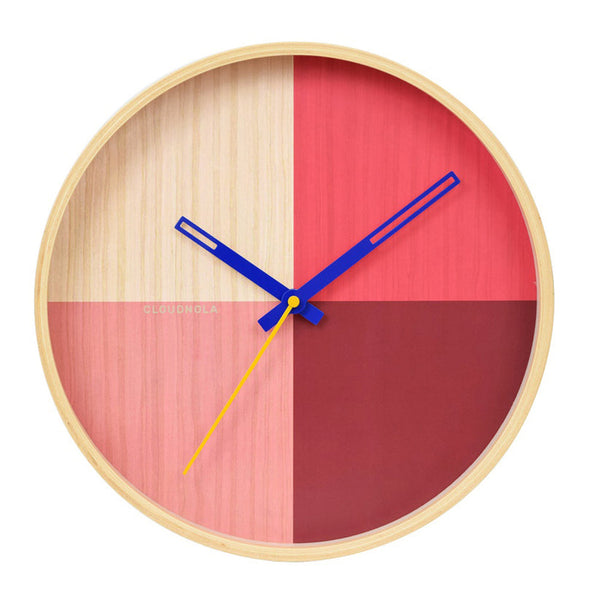 Flor Red Wall Clock, from Cloudnola