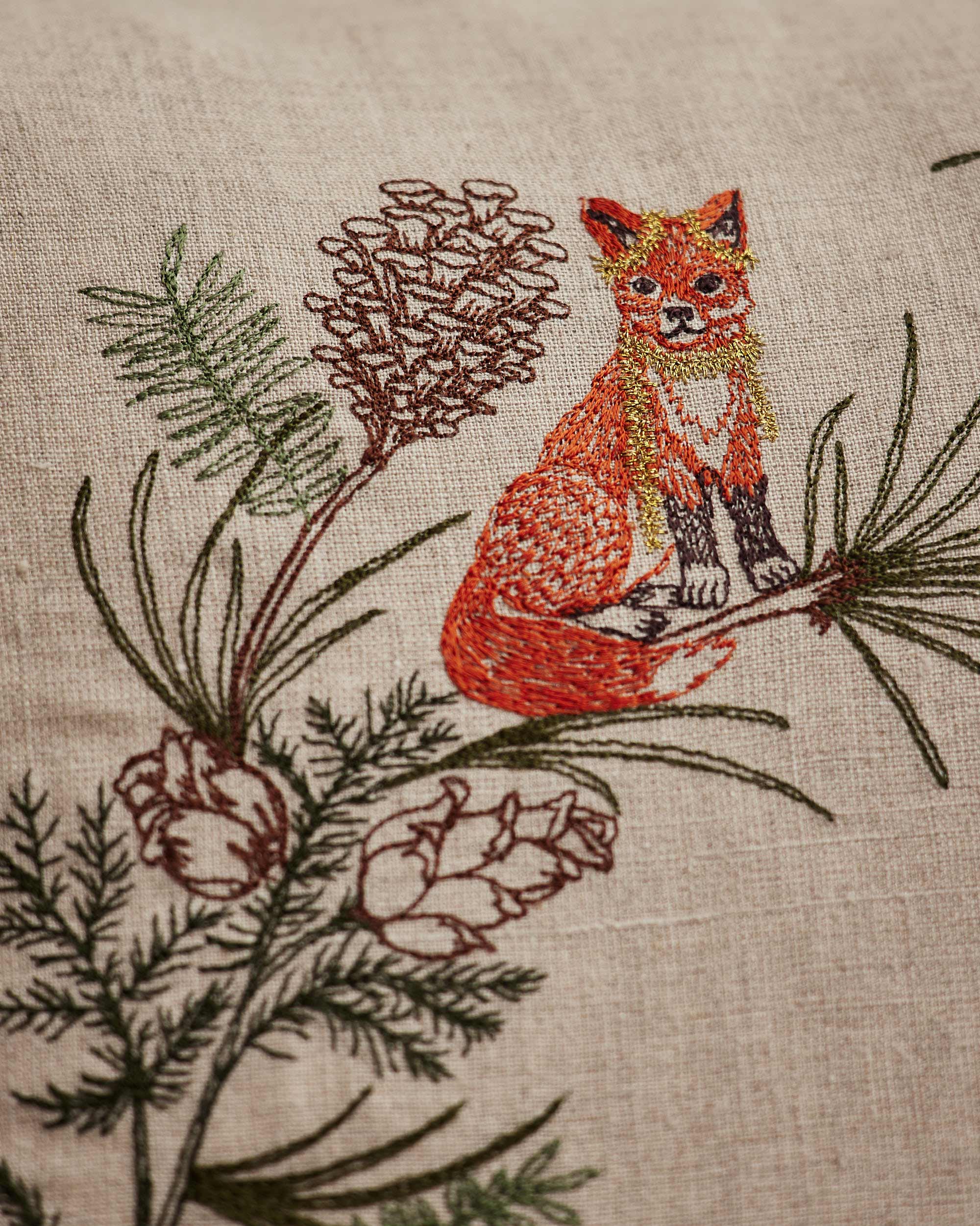 Tree Trimmers Wreath Pillow, from Coral & Tusk