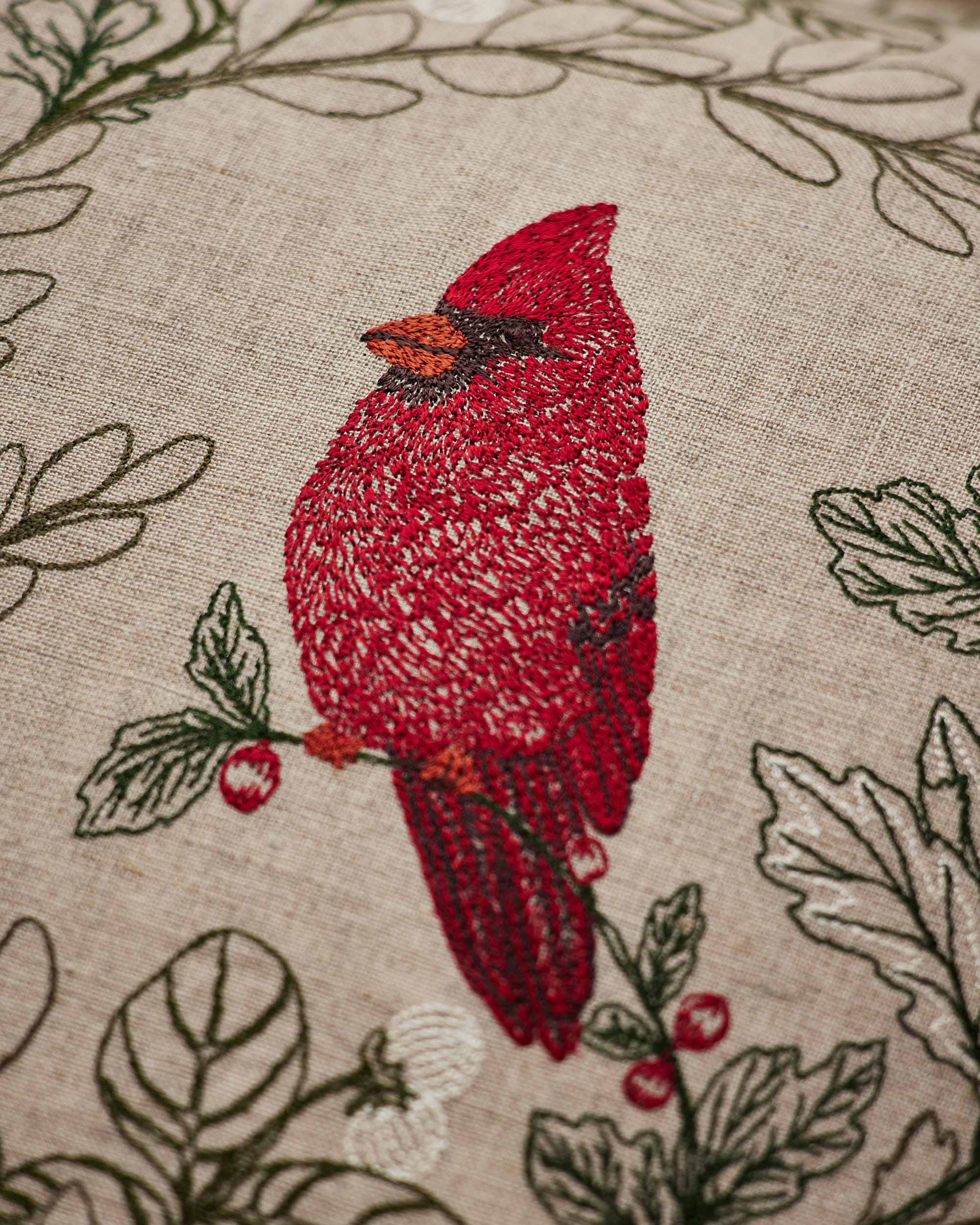 Winter birds Pillow, from Coral & Tusk