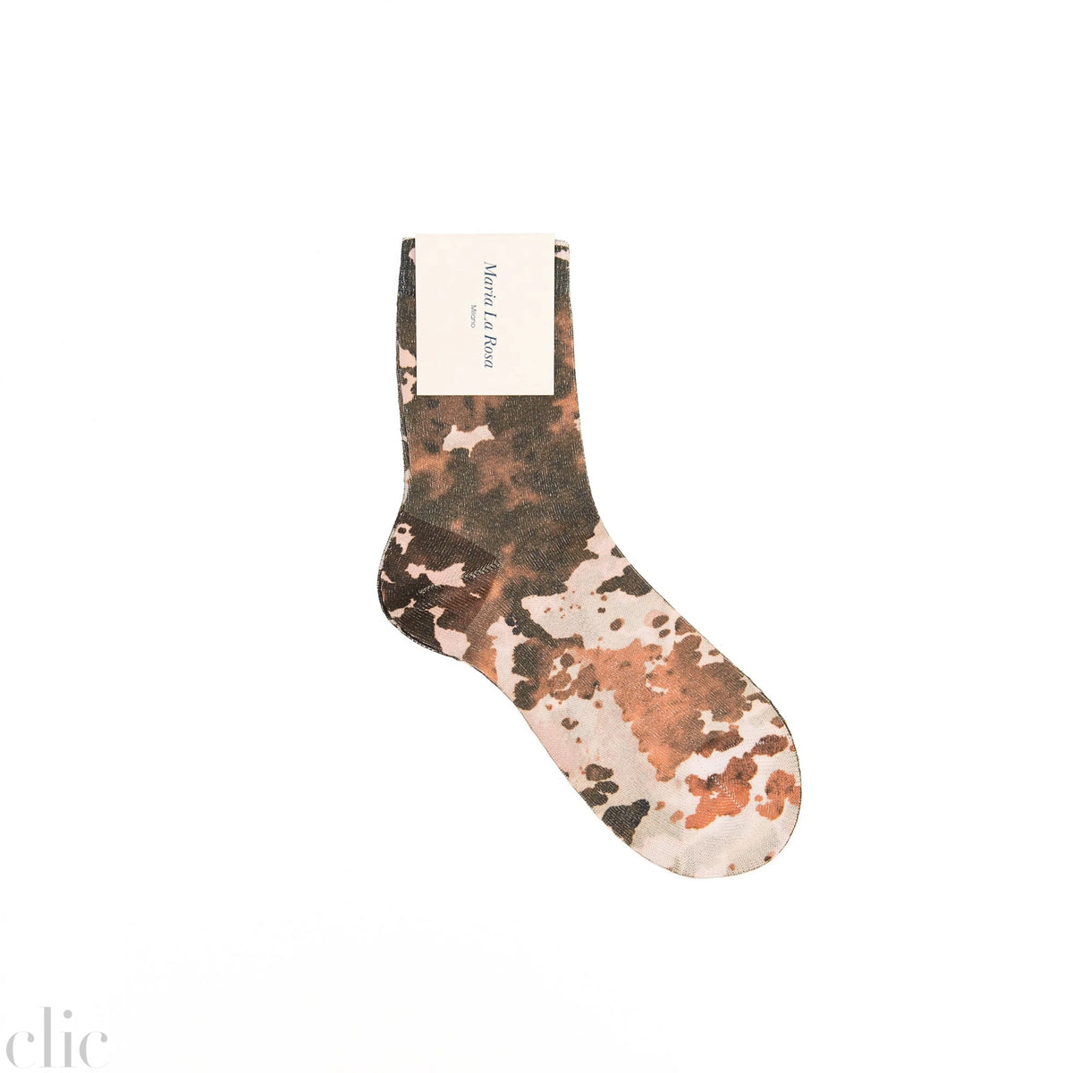 Cowspotted Socks in Military Print, from Maria La Rosa