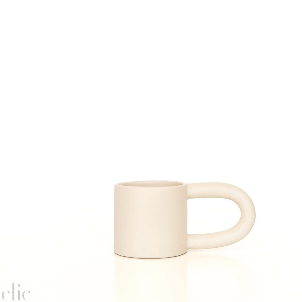 Short Mug in White