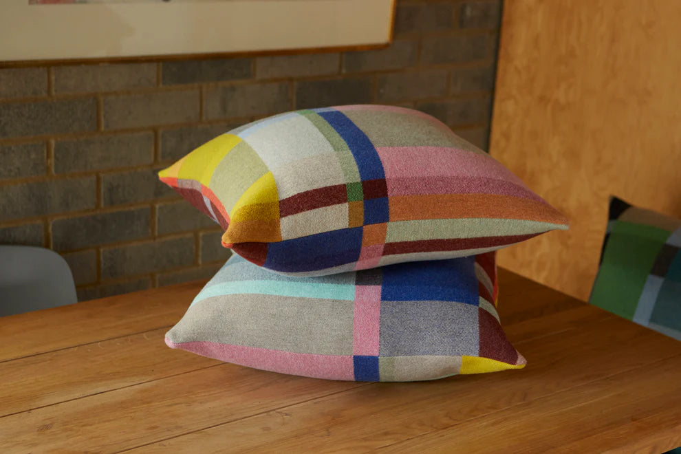 Lloyd Block Pillow, from Wallace Sewell