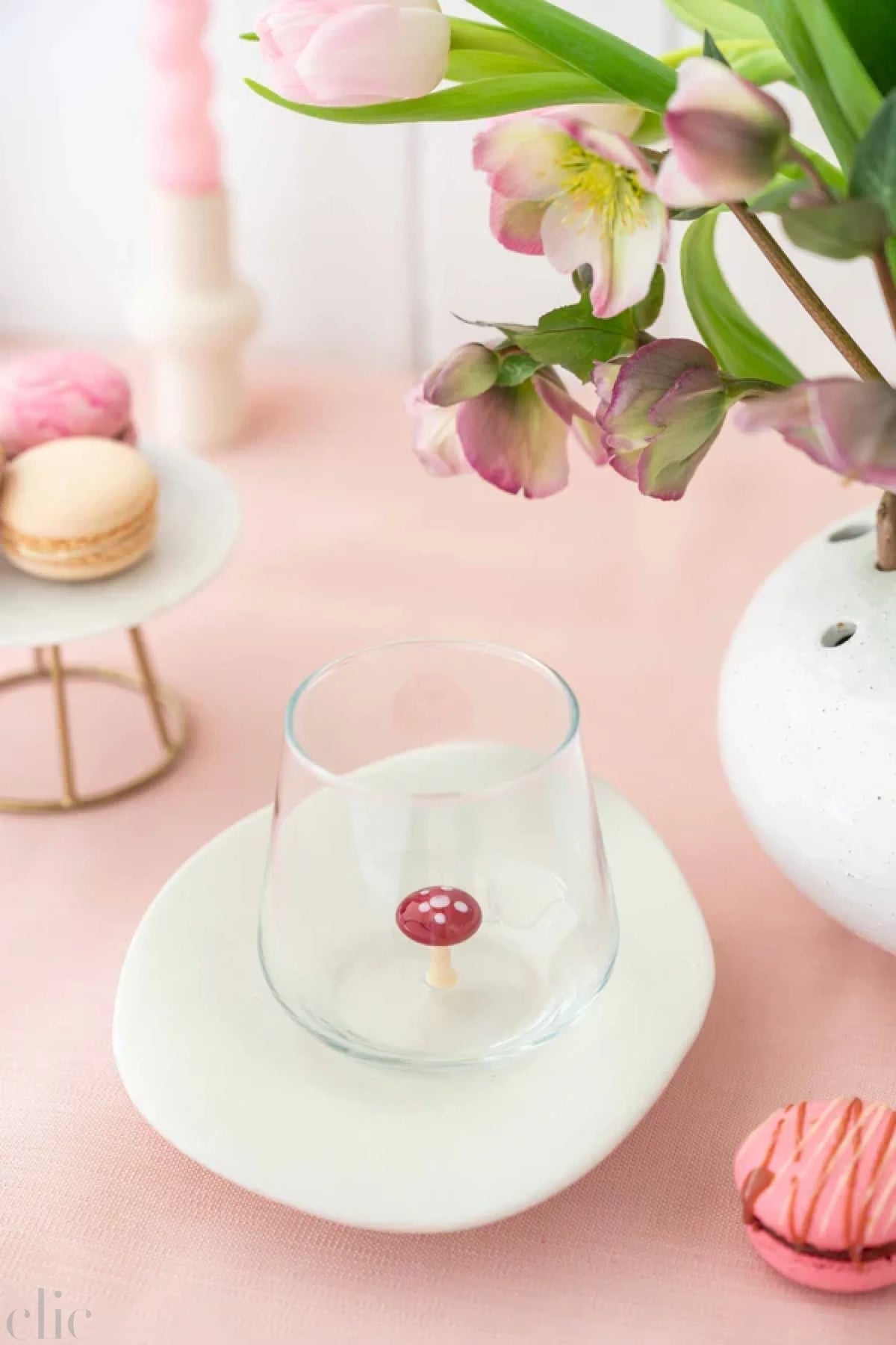 Mushroom Drinking Glass