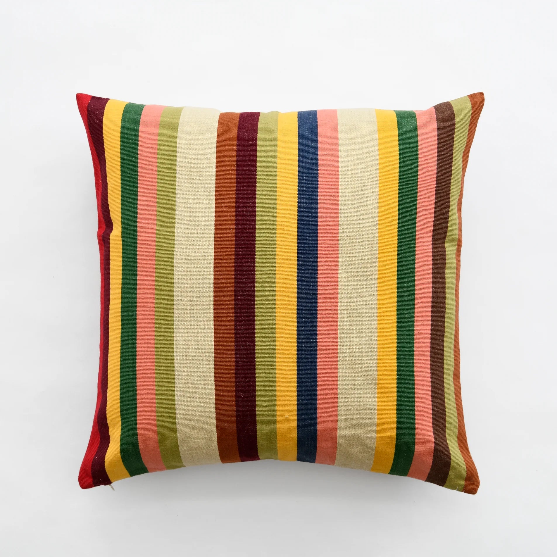 Pillow in Earth Stripe 20" x 20", from Garza Marfa