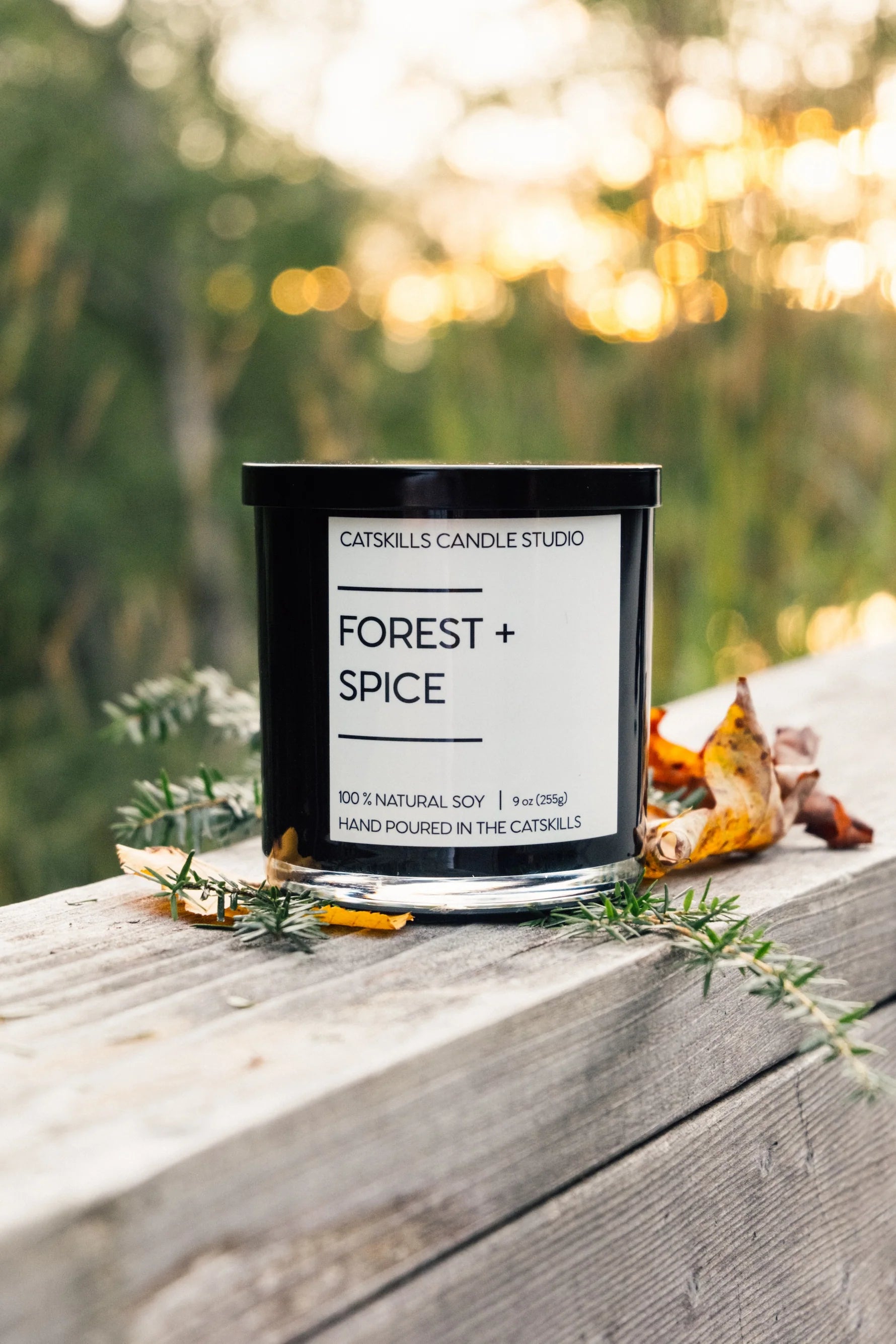 Forest + Spice Candle, from Catskills Candle Studio