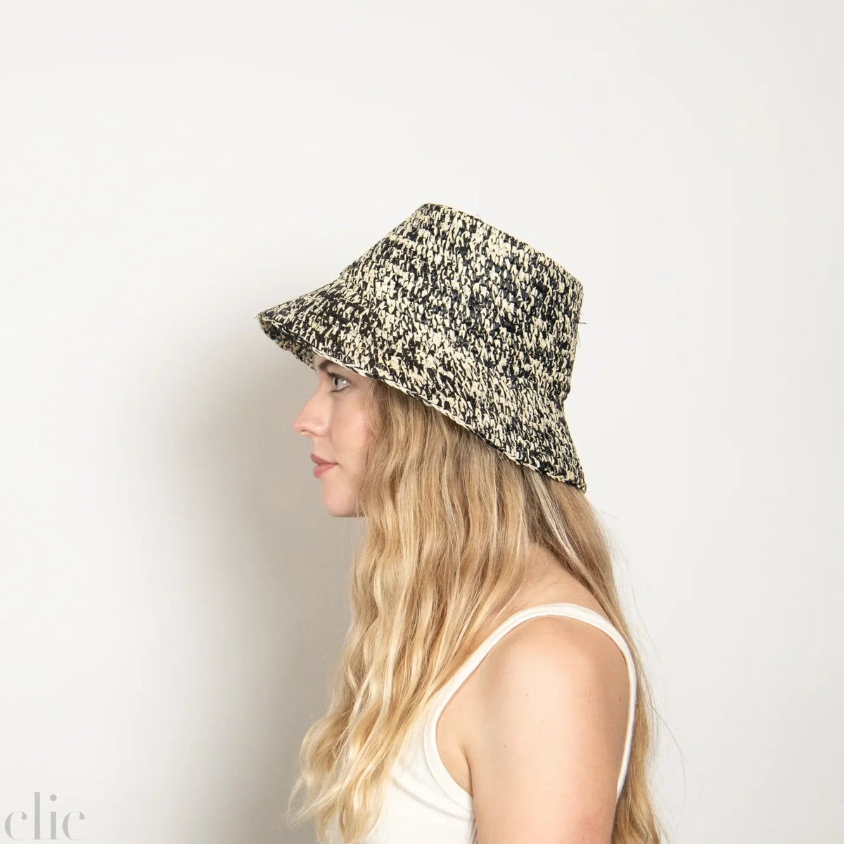 Lolo Hat in Black & Ivory, from Wyeth