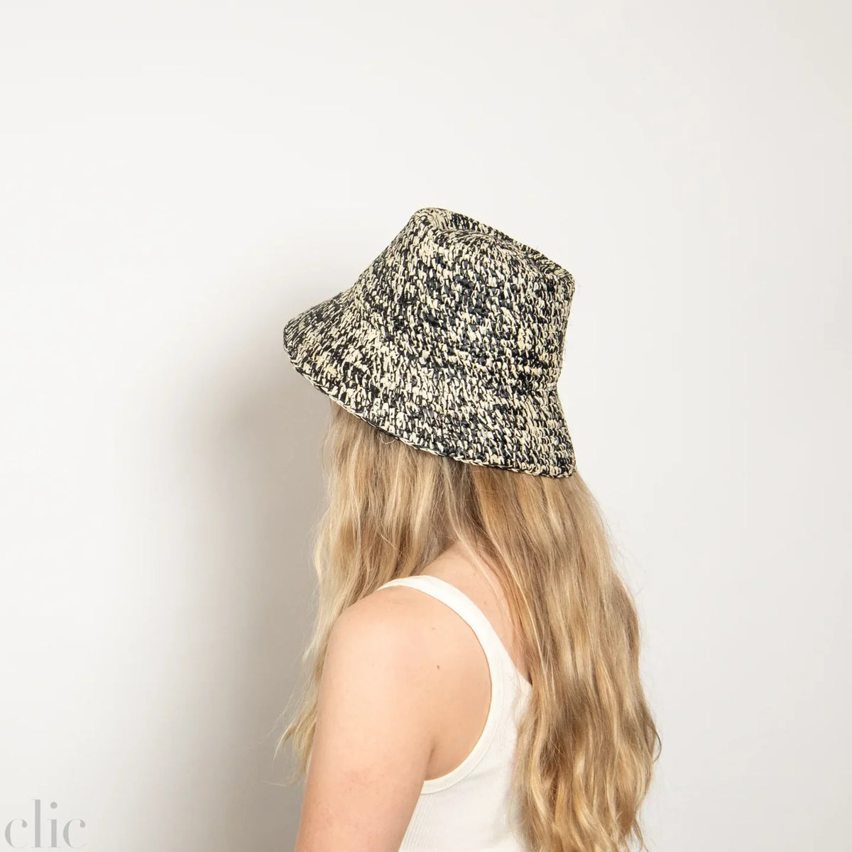 Lolo Hat in Black & Ivory, from Wyeth