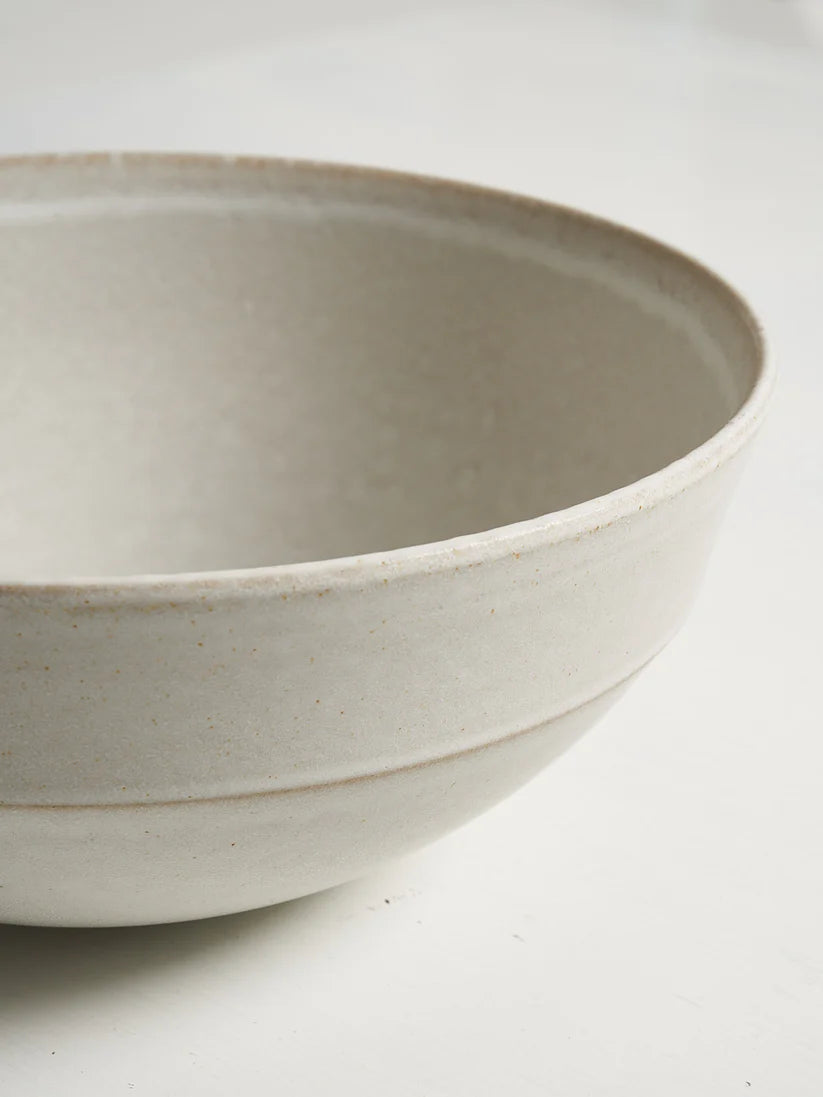 Pillar Deep Servong Bowl in Oat, from Standard Affair