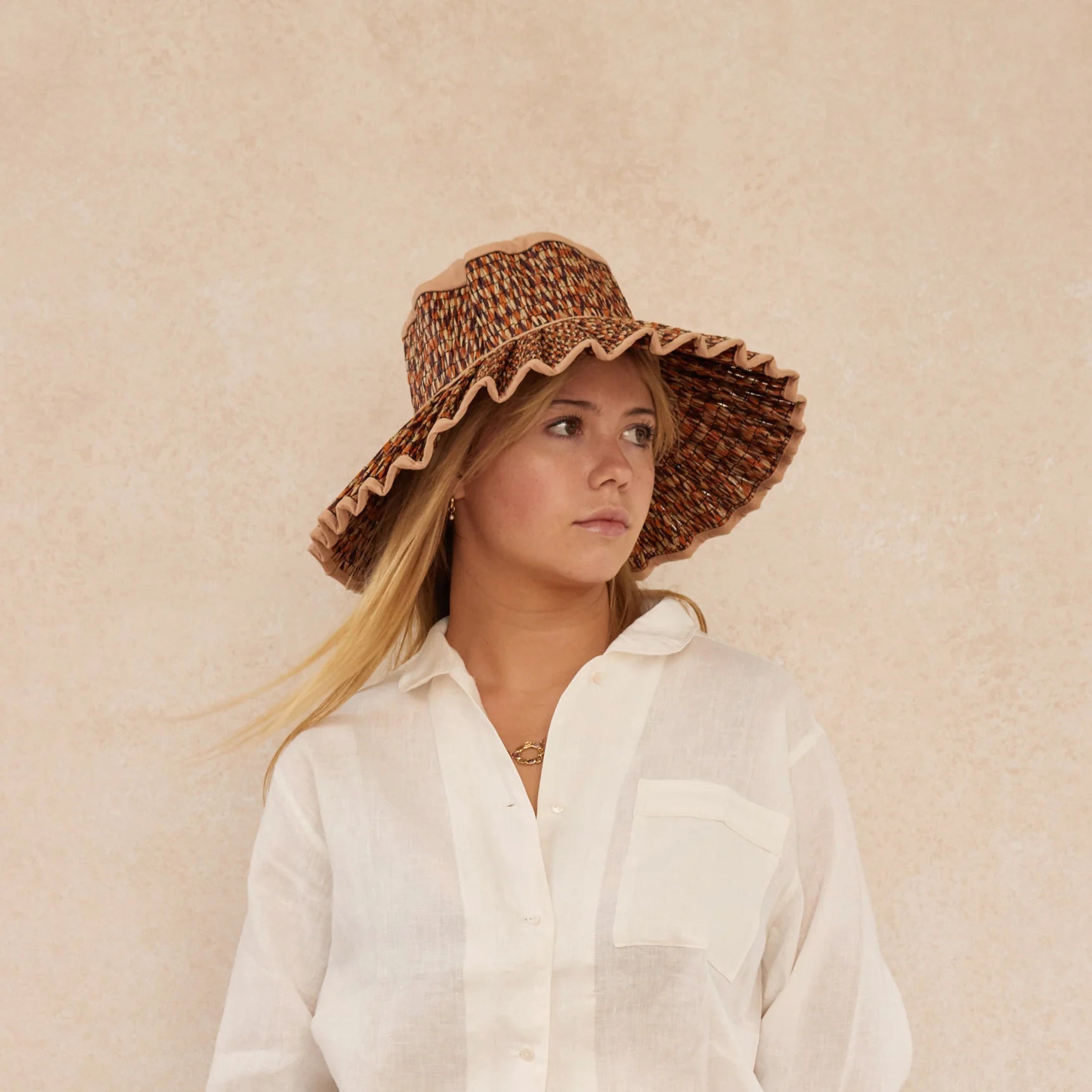 Island Capri Maxi Hat in Dawn, from Lorna Murray