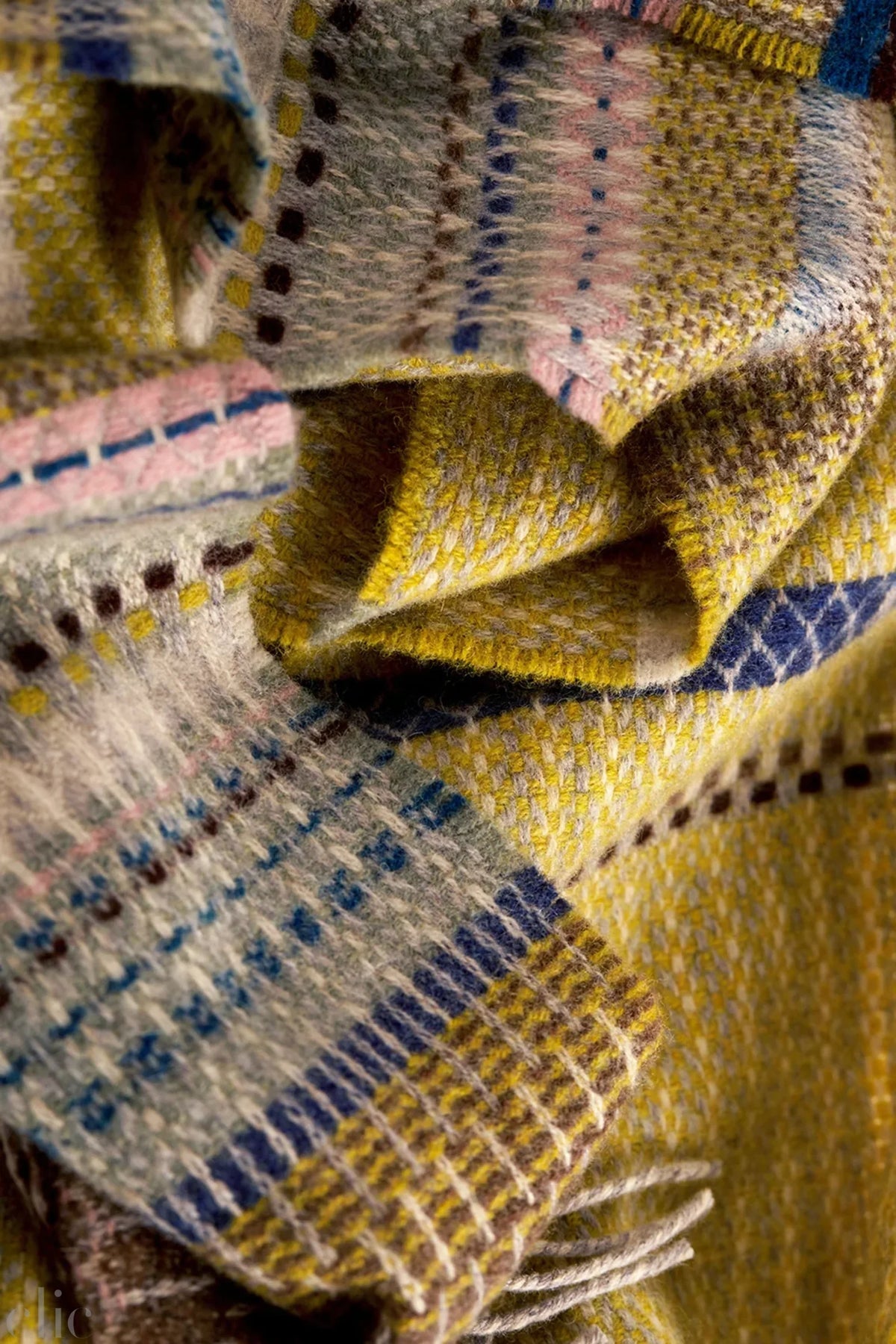 Noah Scarf in Wheat, from Wallace Sewell