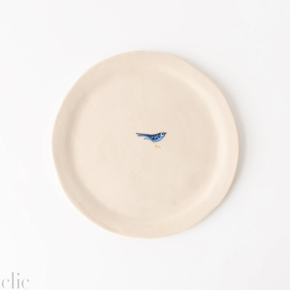 Blue Bird Dinner Plate, from Tivoli Tile Works