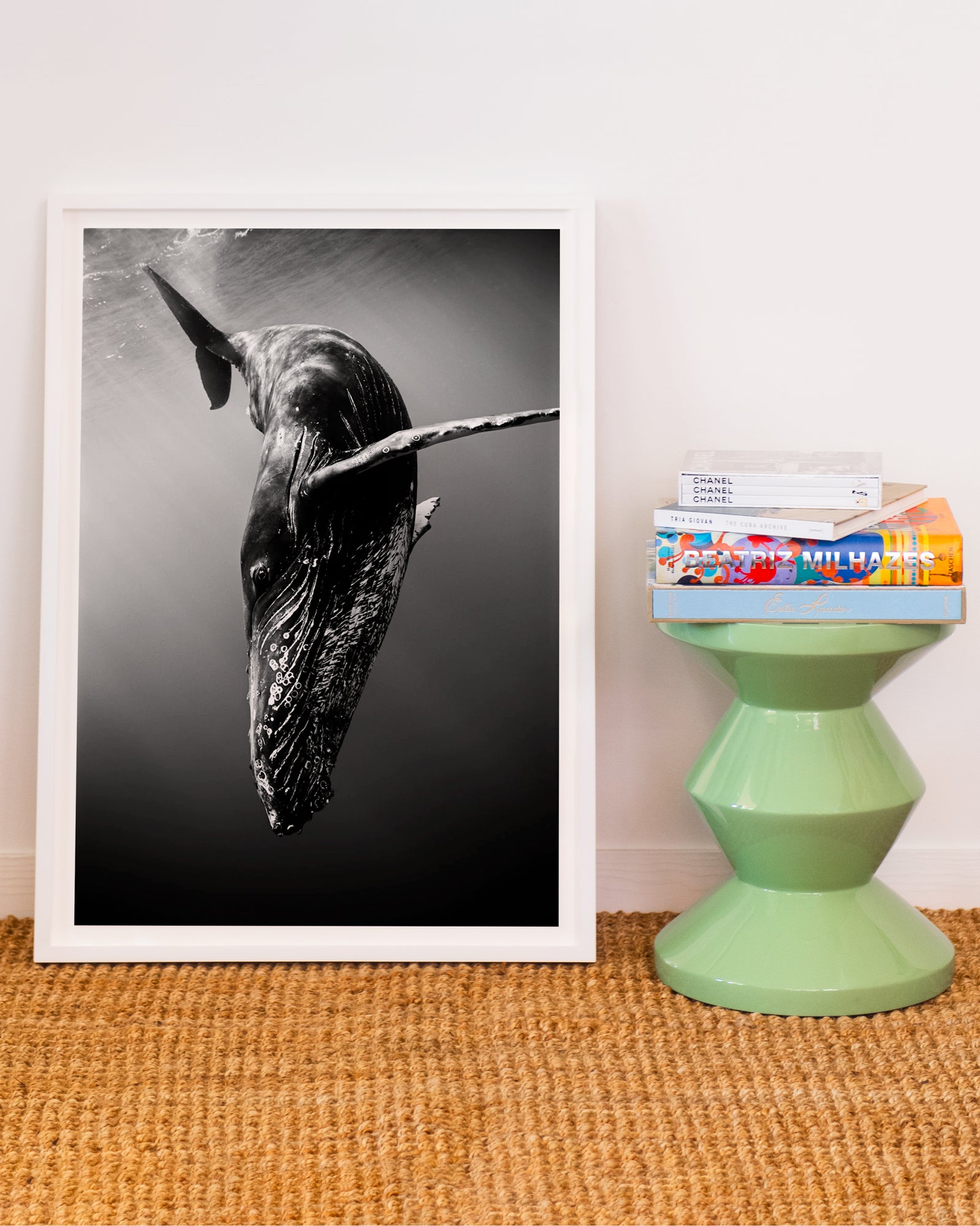 Diving Humpback Whale (SC-366) by Wayne Levin