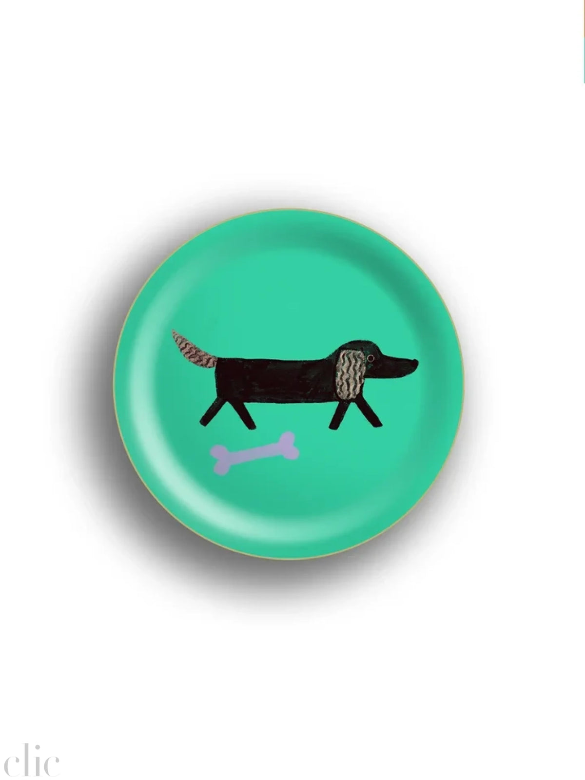 Dogs Bone Mini Tray, in Jade