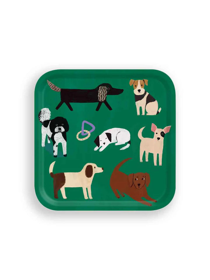Dogs Small Square Tray, from Avenida Home