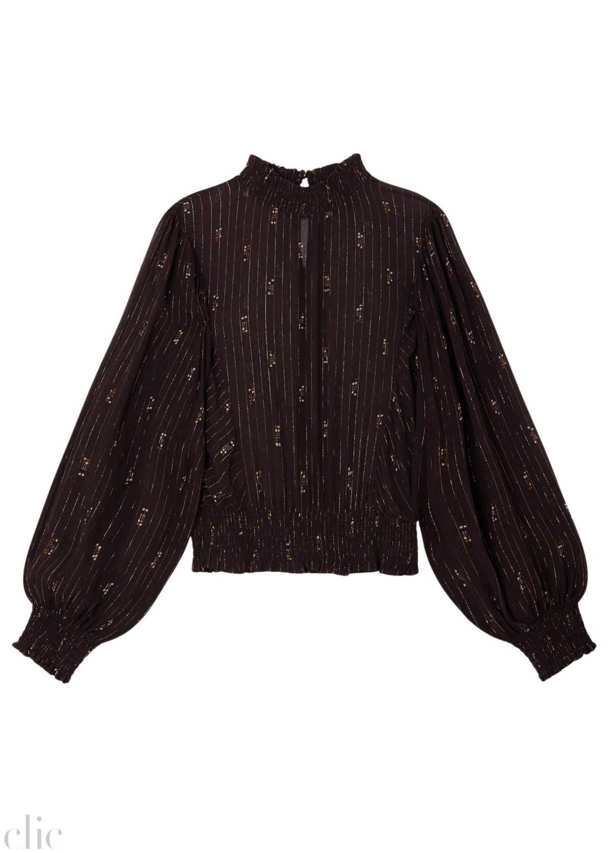 Duchess Blouse in Domiu Coffee, from Sessun