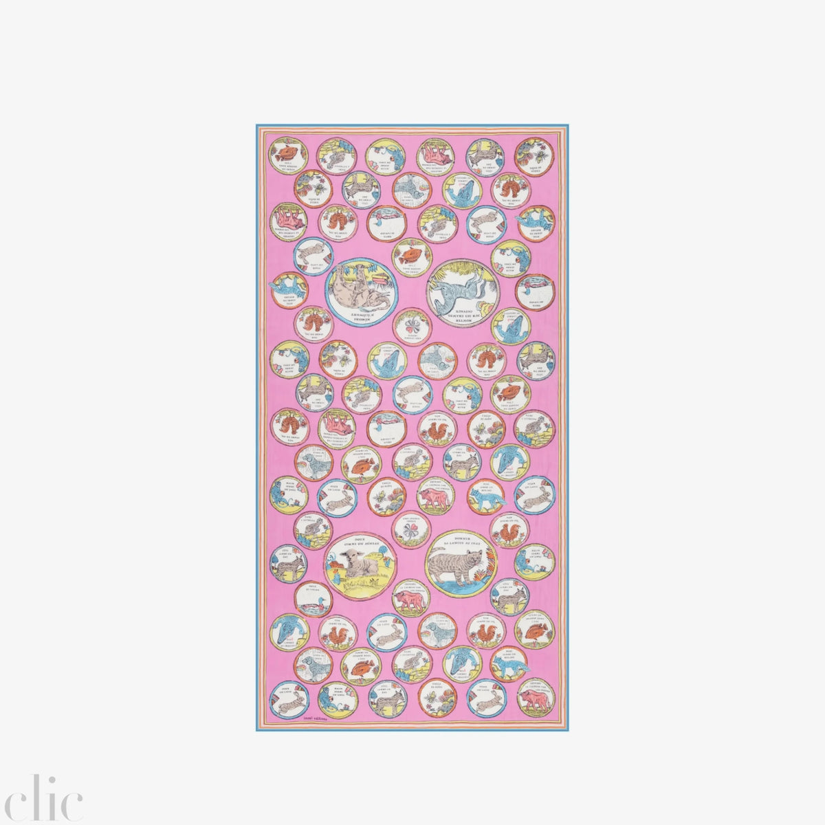 Chance Scarf in Pink, from Inoui Editions