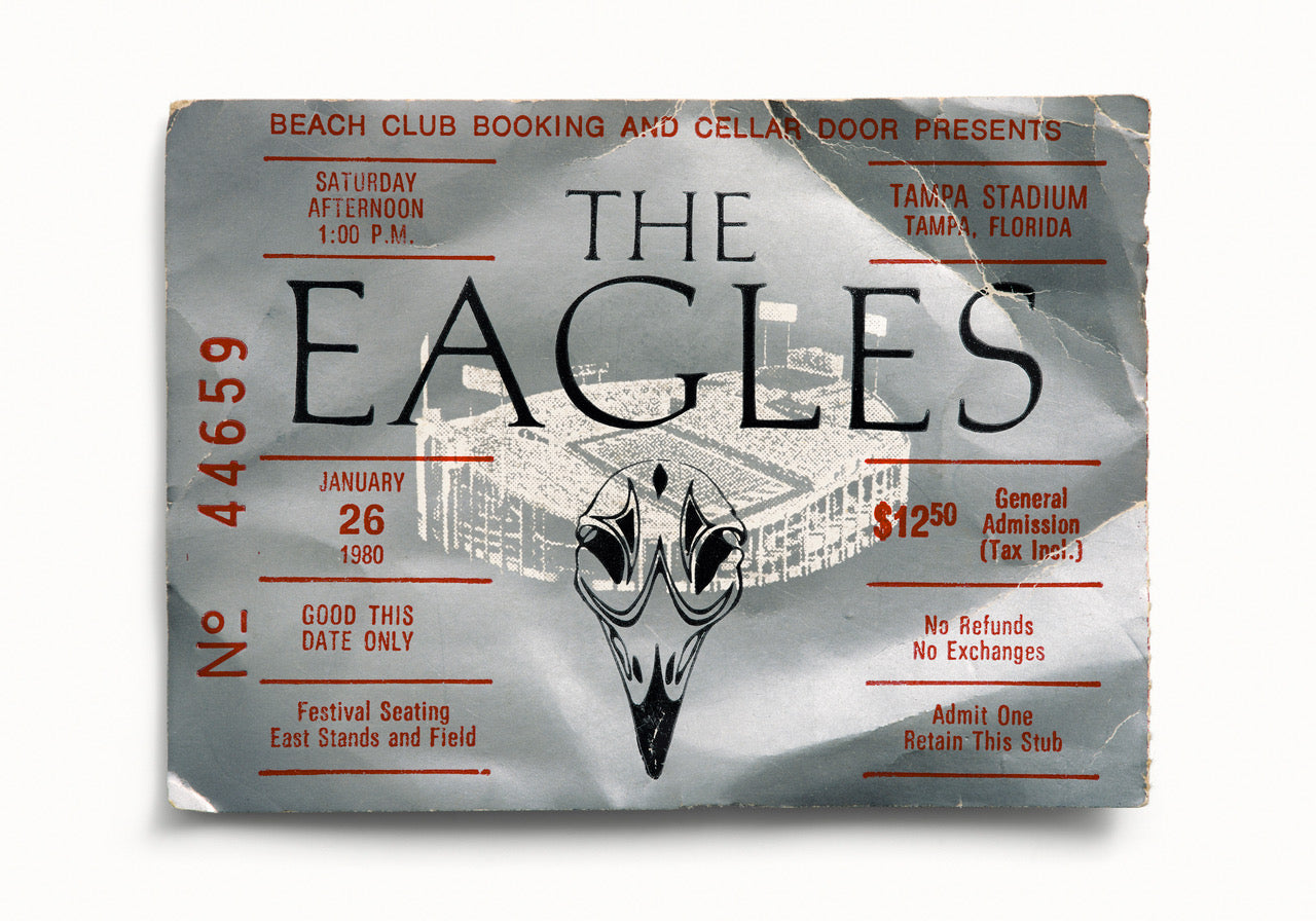 The Eagles, Tampa Stadium, Tampa, FLA 1980 by Blaise Hayward