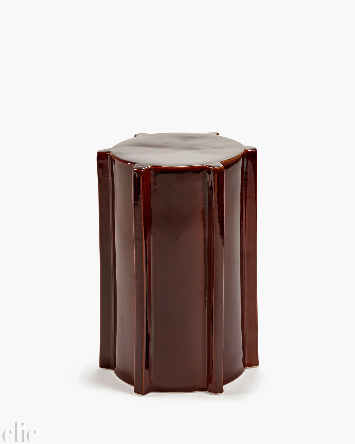 Side Table in Dark Brown
