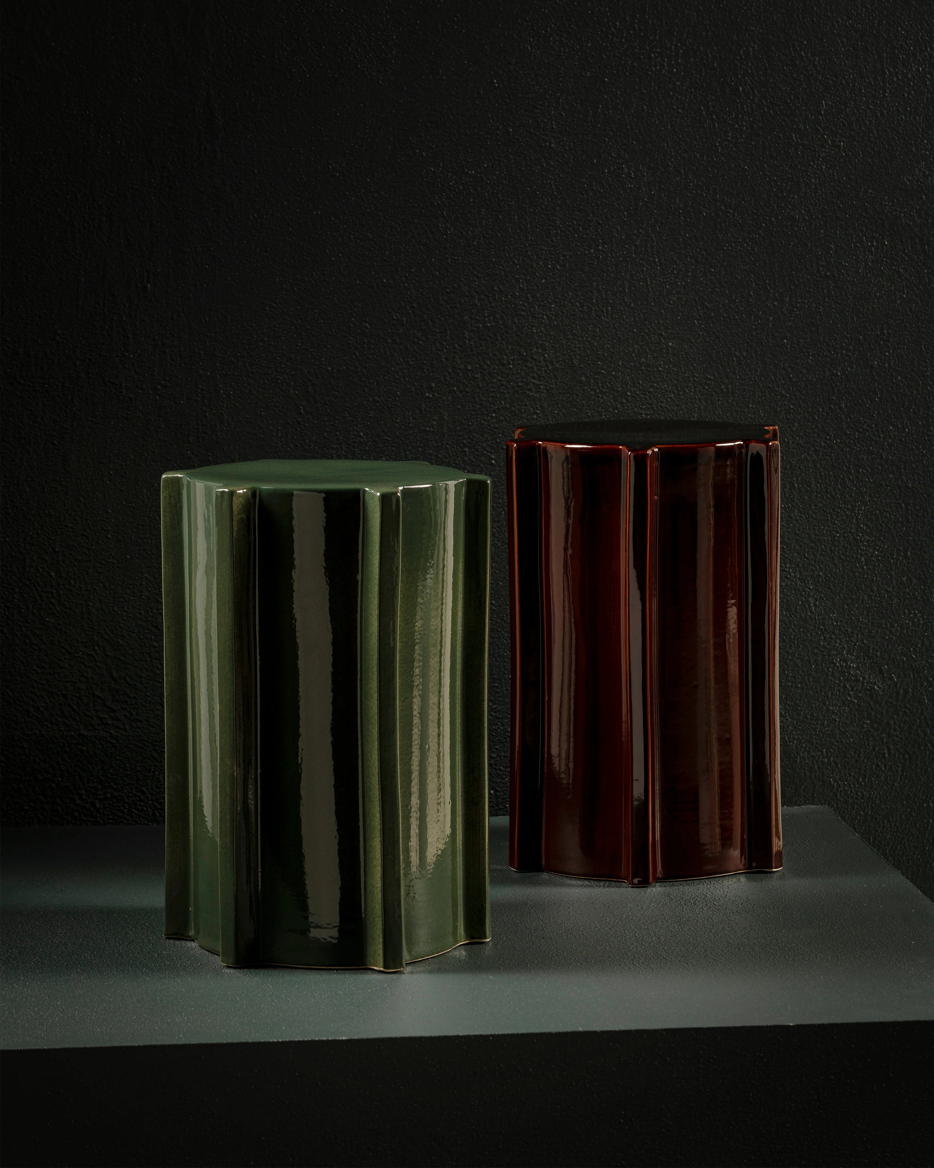 Side Table in Dark Brown, from Serax
