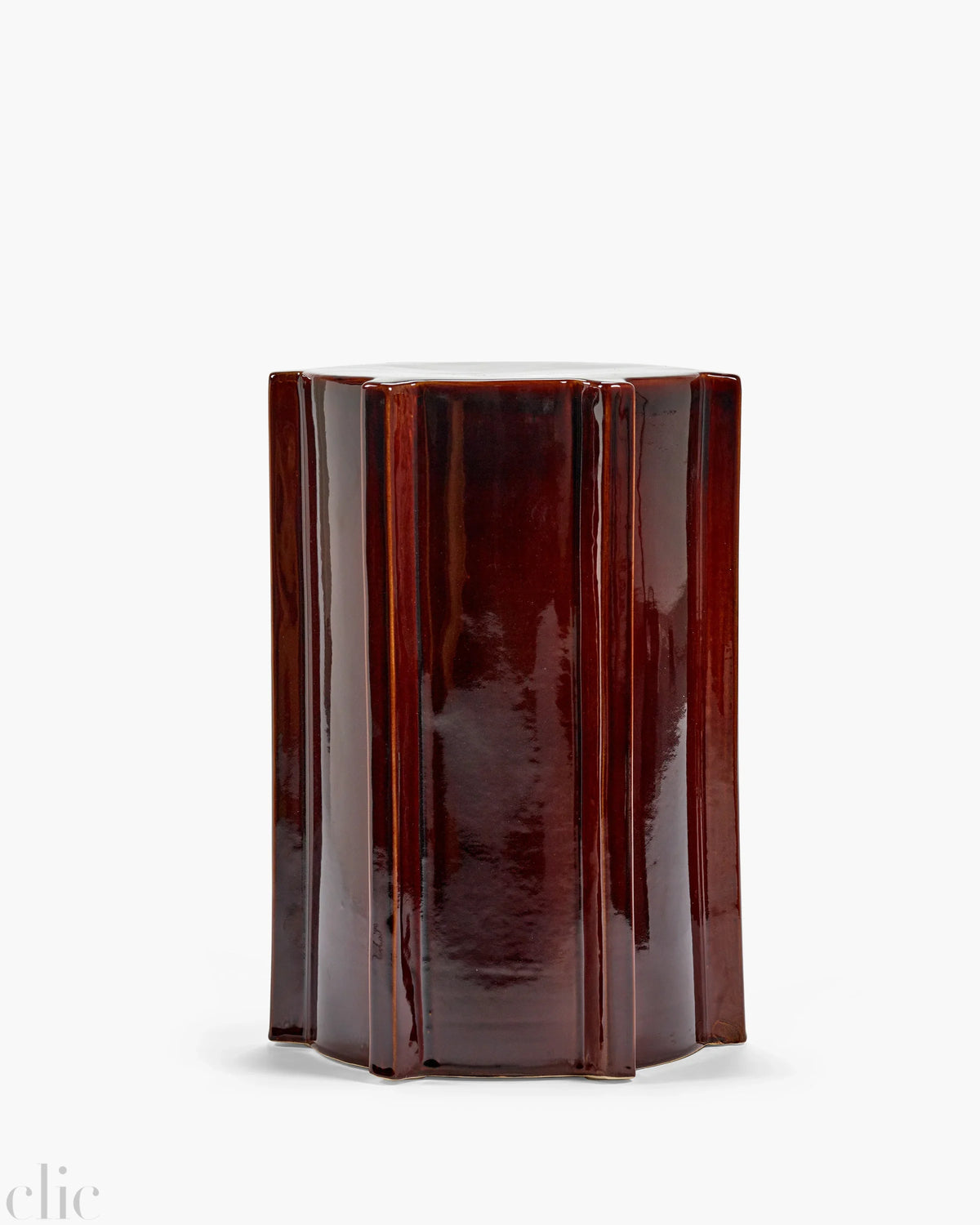 Side Table in Dark Brown