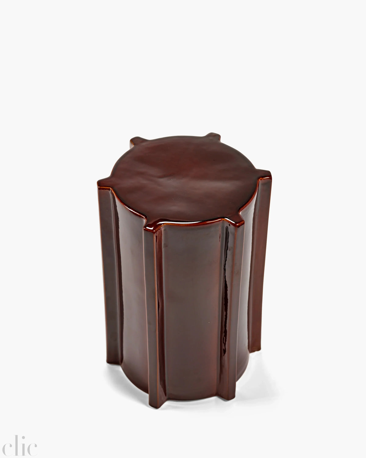Side Table in Dark Brown