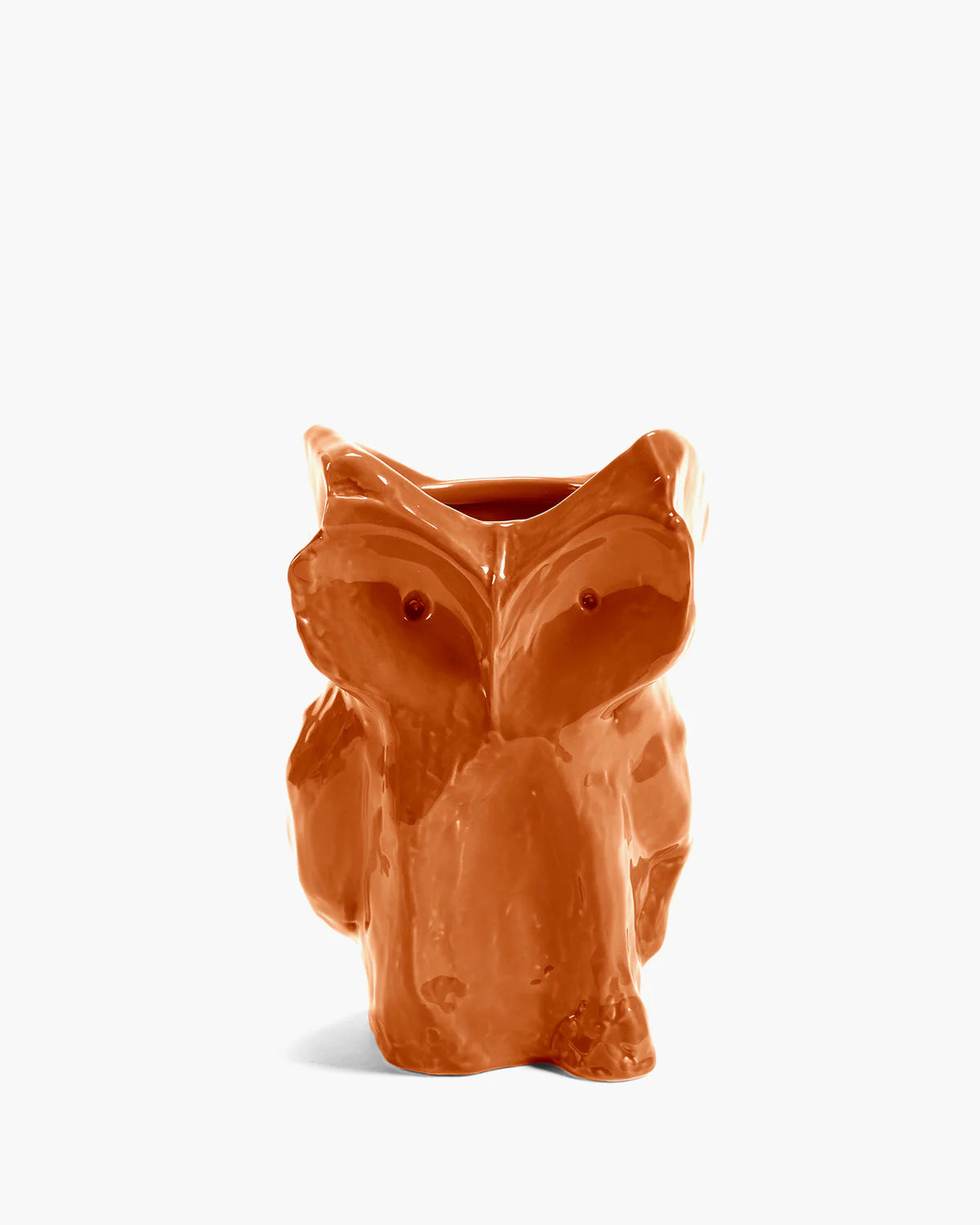 Small Owl Vase in Orange, from Serax