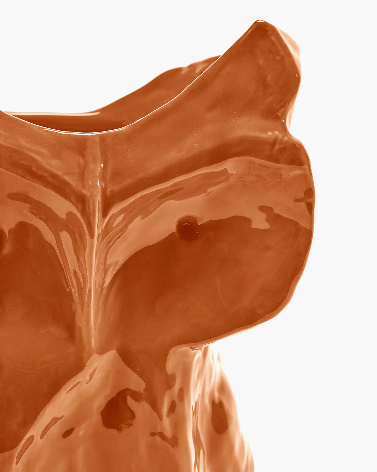 Small Owl Vase in Orange, from Serax