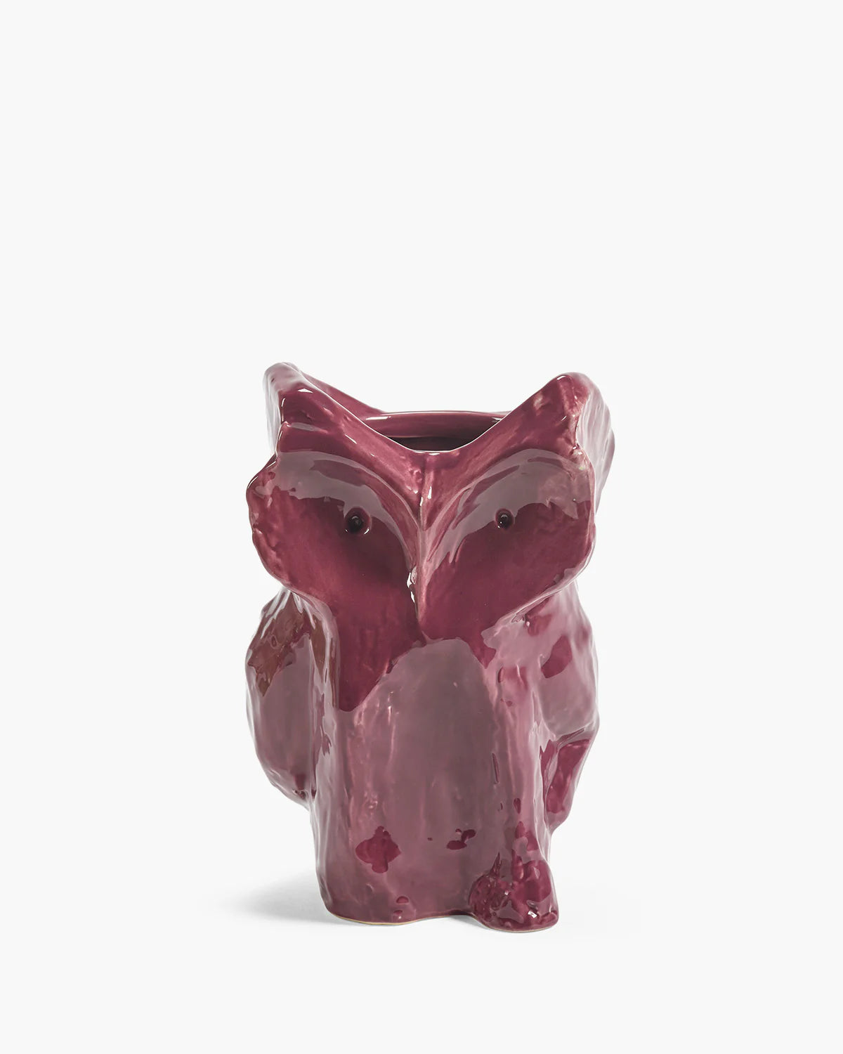 Small Owl Vases in Aubergine, from Serax