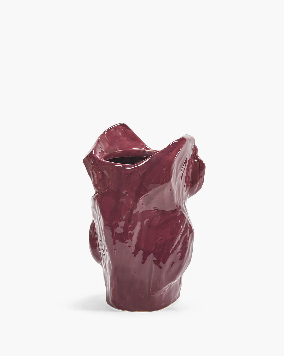 Small Owl Vases in Aubergine, from Serax