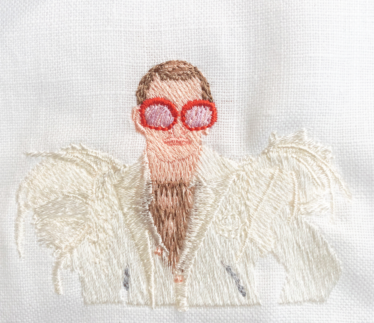 Elton John Cocktail Napkins, from Lettermade