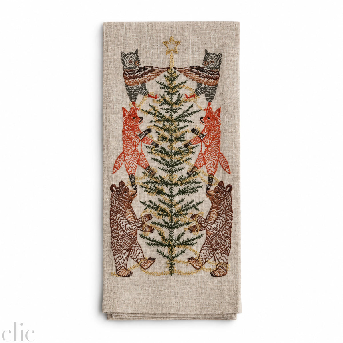 Tinsel Tea Towel, from Coral & Tusk