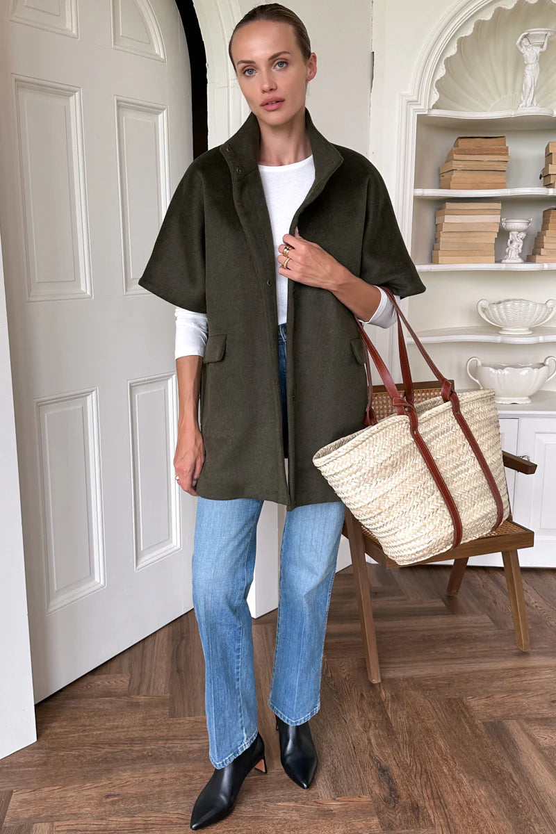 Layering Jacket in Army Green, from Emerson Fry