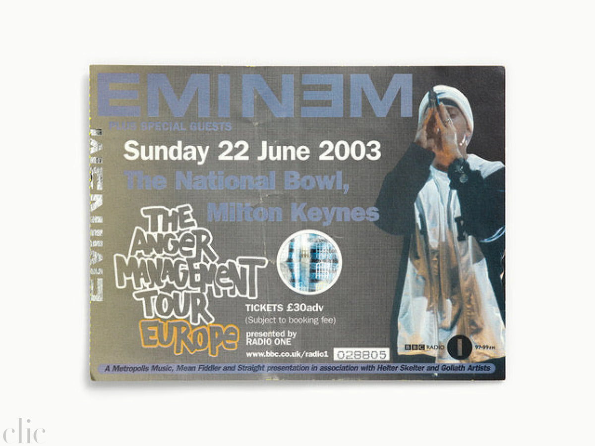 Eminem, The National Bowl, Milton Keynes, Buckinghamshire, UK 2003 by Blaise Hayward