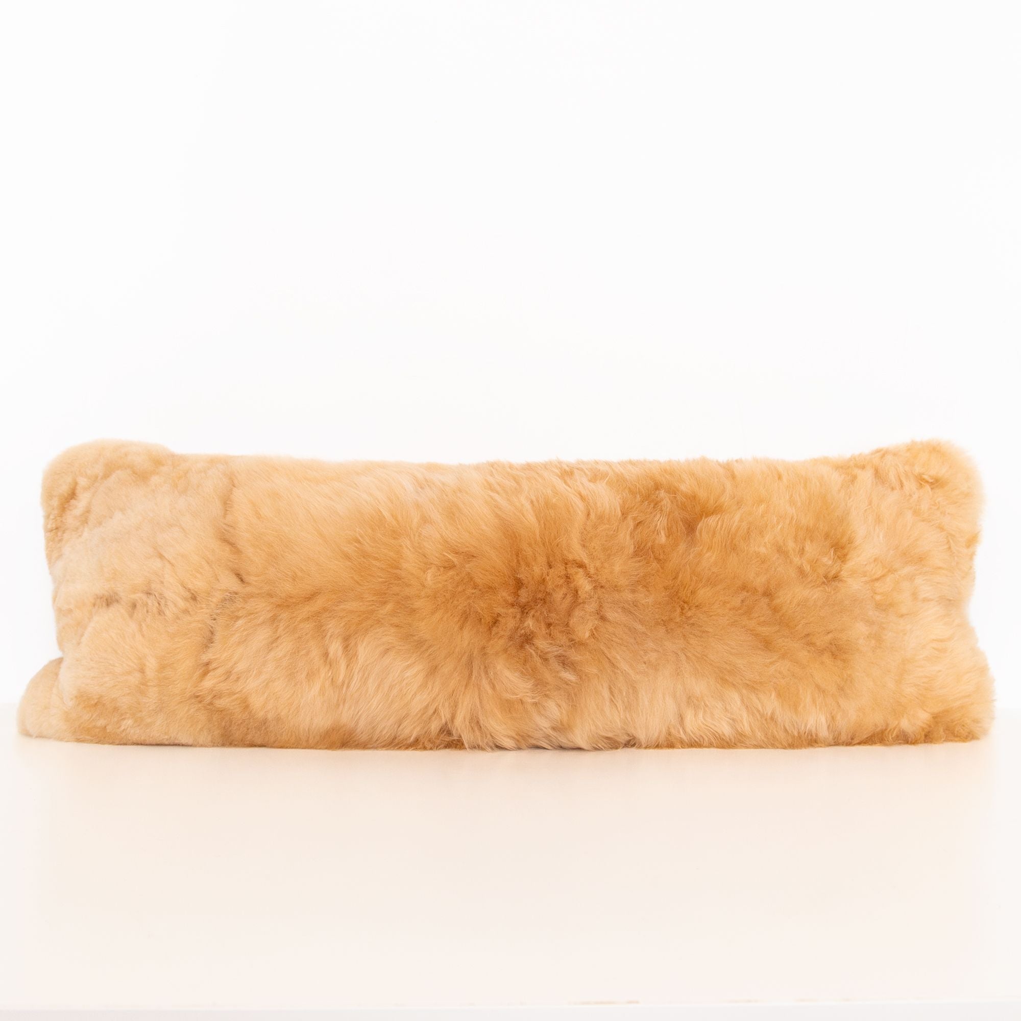 Extra Long Lumbar Pillow Pillow in Champagne, from Intiearth