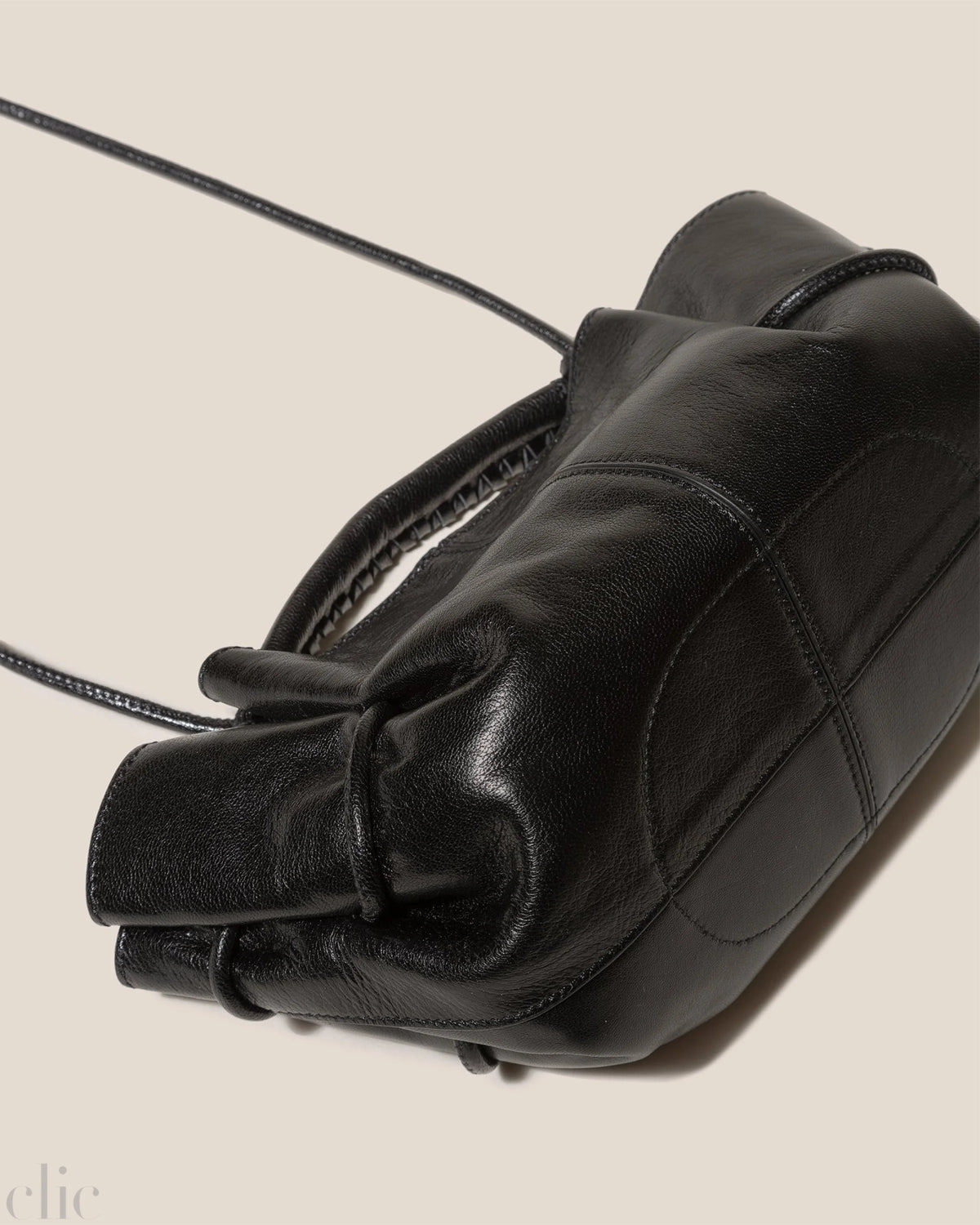 Arta Mini Pleated Crossbody Bag in Black, from Hereu