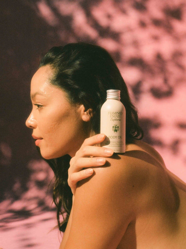 Damask Rose & Bergamot Euphoria Body Oil, from Flamingo Estate