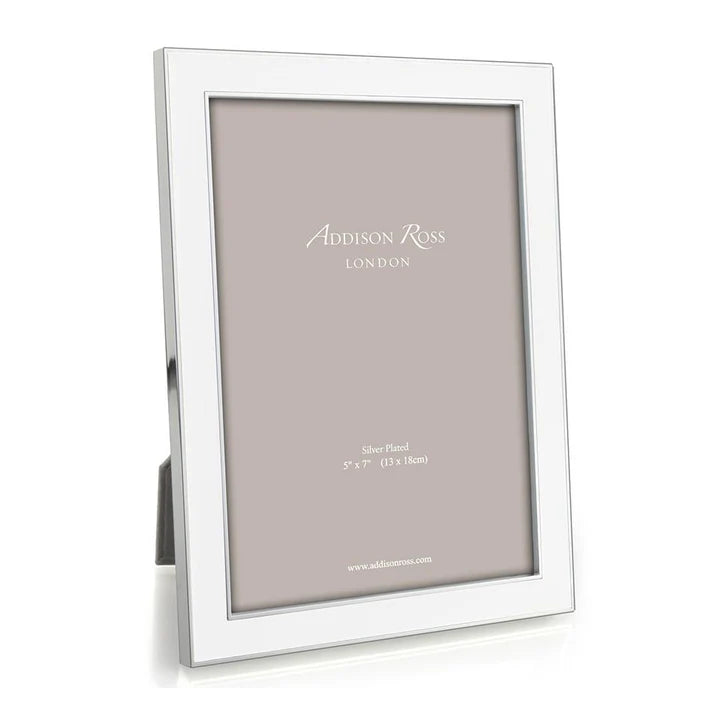8X10 Enamel Picture Frame in White, from Addison Ross