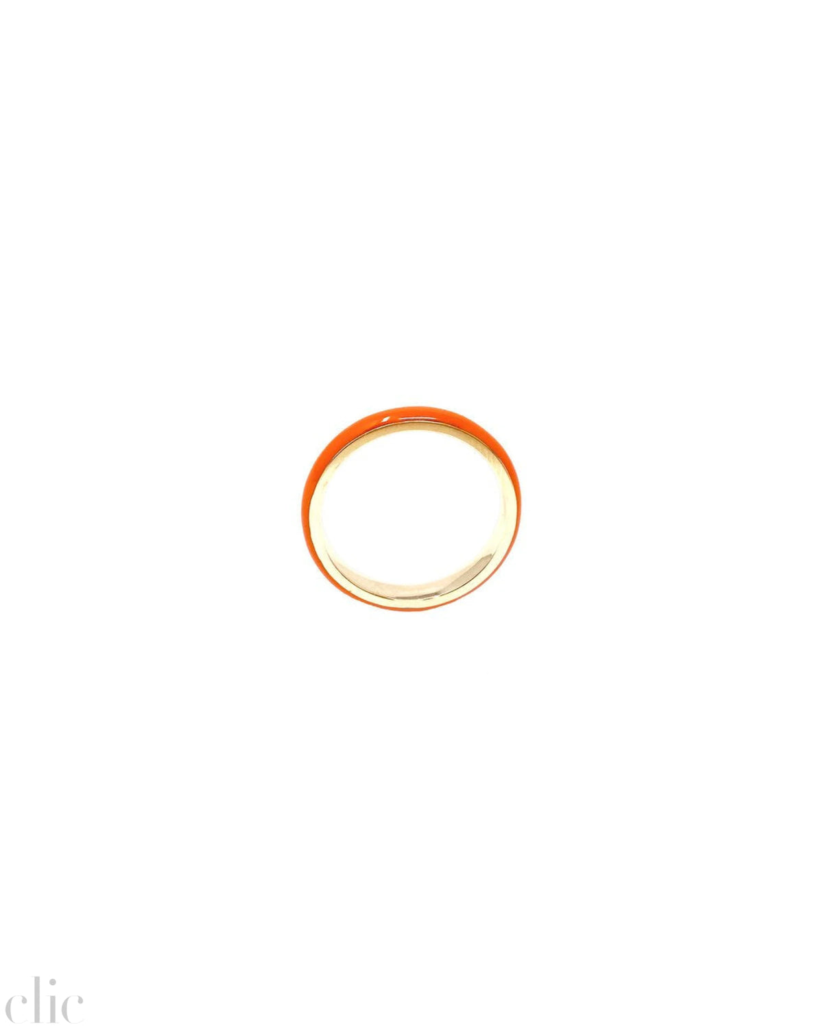 Enamel Thin Stacking Ring in 14K Gold, from Fry Powers
