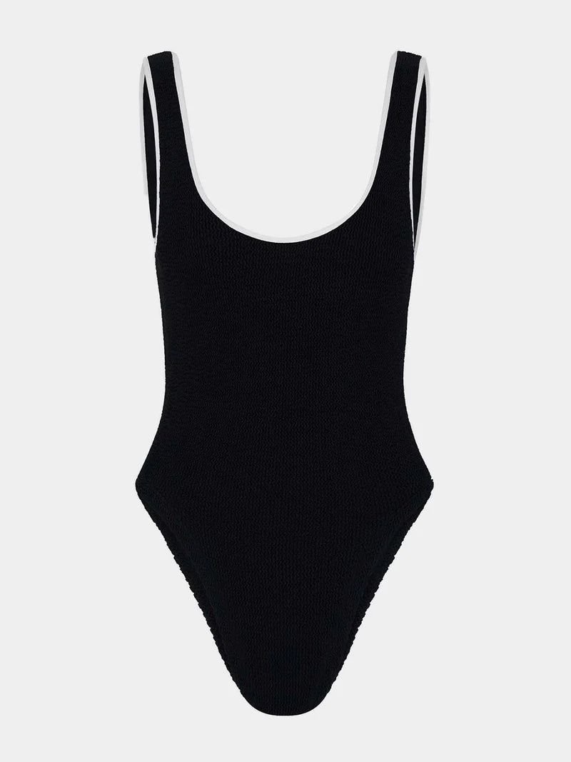 Faye Swimsuit in Black, from Hunza G