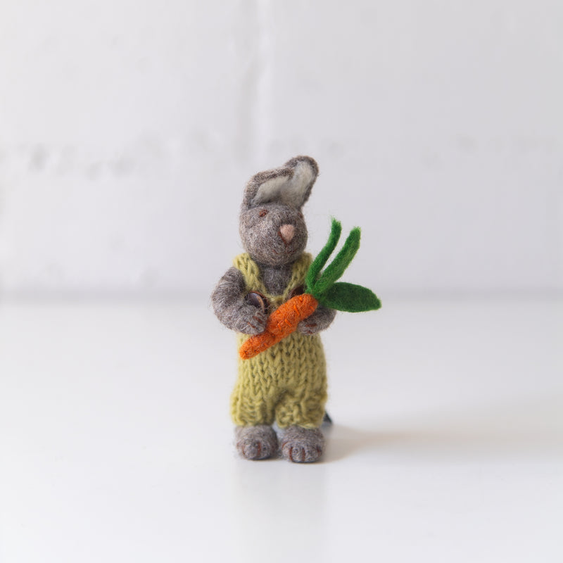 SURPRISE Hand Felted Small Bunny !
