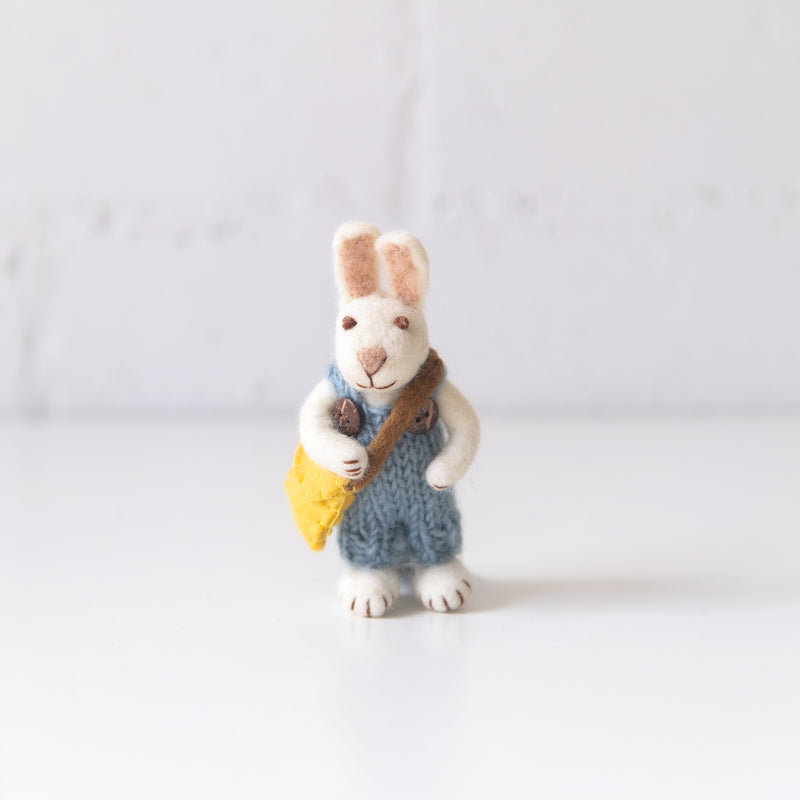 SURPRISE Hand Felted Small Bunny !