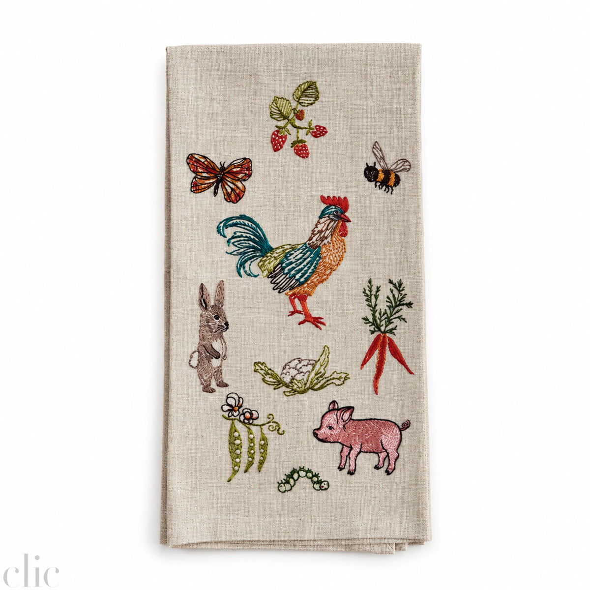 Garden Gathering Tea Towel, from Coral & Tusk