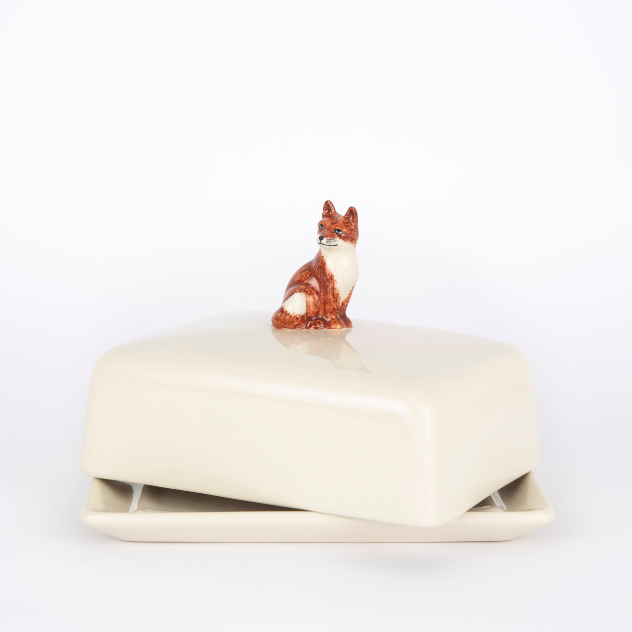 Butter Fox Dish, from Quail Ceramics