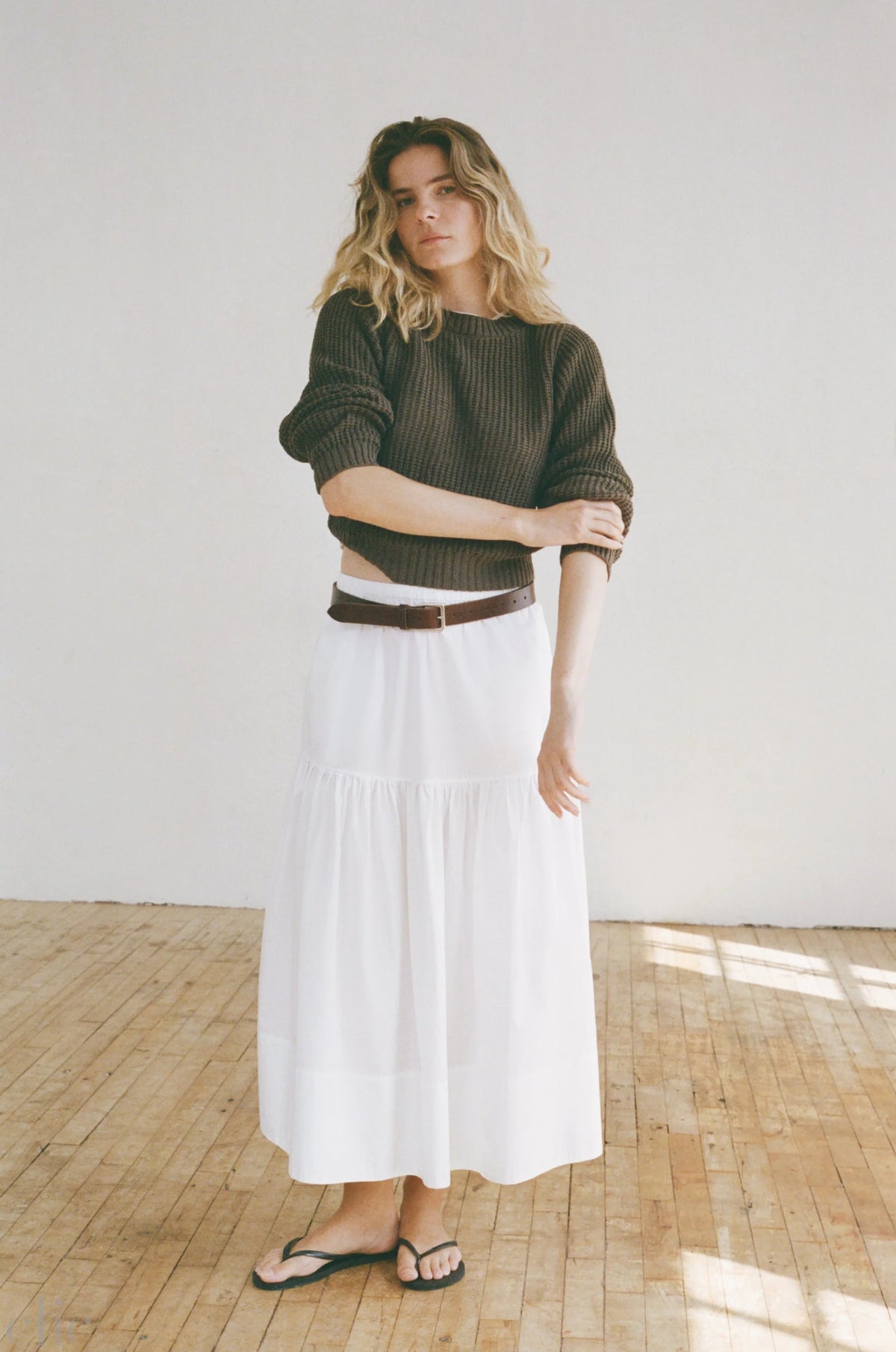Gilot Skirt in Salt, from Shaina Mote