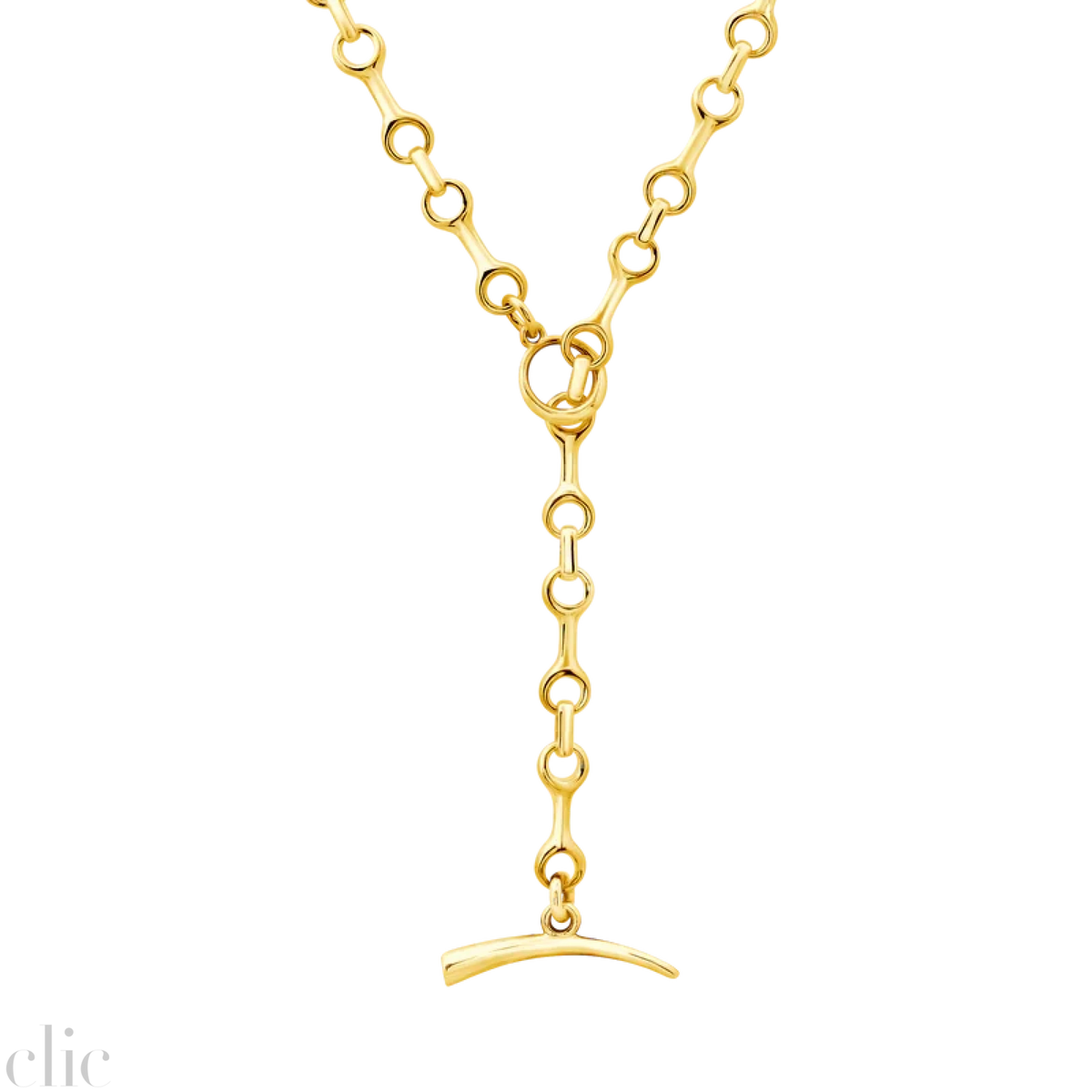15MM Double Beam Necklace Mini in Gold Vermeil, from Gabriela Artigas